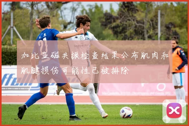 加比亚磁共振检查结果公布肌肉和肌腱损伤可能性已被排除